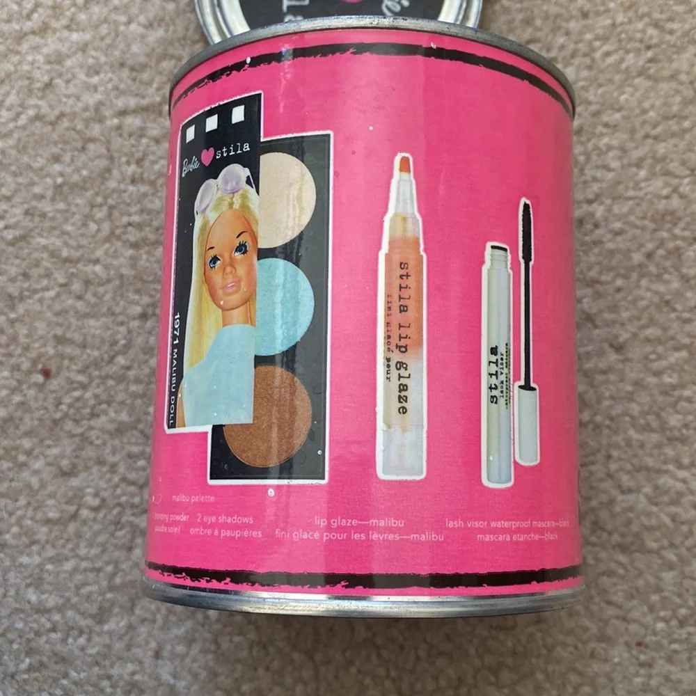 Stila Barbie metal/tin container